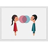 Kaugummi in paar. (Kunstdrucke A4 / A3)