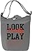 Produktbild Look Pretty Play Dirty Slogan Leinwand Tagestasche Canvas Day Bag| 100% Premium Cotton Canvas| DTG Printing|