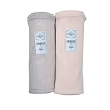 Lodger SWCTH60051012 Spucktücher Baumwolle Scandinavian Solid 2-Pack, 120 x 120 cm