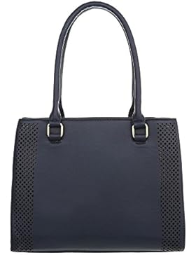 iTal-dEsiGn Damentasche Mittelgroße Schultertasche Handtasche Kunstleder TA-K702