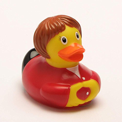 Duckshop Canard de bain à l'effigie d'Angela Merkel