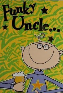 Uncle Birthday Card with Cream Envelope