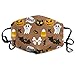 Produktbild Monicago Masken für Erwachsene Unisex Halloween Background Washable Polyester Anti Dust Mask - Reusable Safety Masks Mask for Running, Allergy,Flu,Protective Breath Healthy Safety Warm Windproof Mask