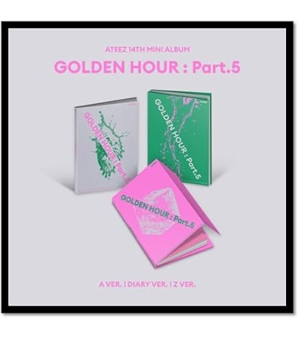 ATZ ATEEZ GOLDEN HOUR : Part.4 [Photobook 3 Ver Set] 13th Mini