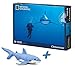 Produktbild Clementoni National Geographic Puzzle Whitetip Hai 1000 Teile + WWF Plüschtier Hai