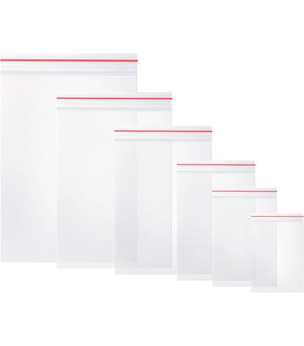 200 Bustine In Plastica Richiudibili Trasparenti 13x19cm 100µm - Alimentari, Per Alimenti, Cerniera Zip