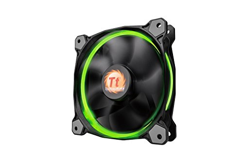 Thermaltake Riing 12 LED - Pack de 3 Ventiladores  Color Negro