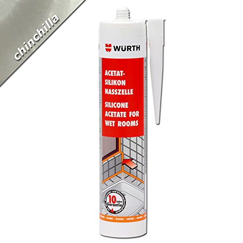 Preisvergleich Produktbild Würth Acetat - Silikon Nasszelle Chincilla 310 ml Kartusche