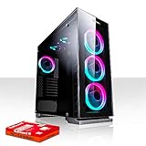 Komponentenliste: Superschnelle 4.8GHz Hex-Core Intel Core i7 8700K + All-In-One Flüssigkühler + 2TB Seagate FireCuda Solid State Hybrid Drive + 16GB 2666MHz DDR4 RAM / Speicher + AMD Radeon RX 560 2GB + Gigabyte Z390 Gaming X Hauptplatine + GameMax Spectrum RGB Computergehäuse + Windows 10-Testversion vorinstalliert
