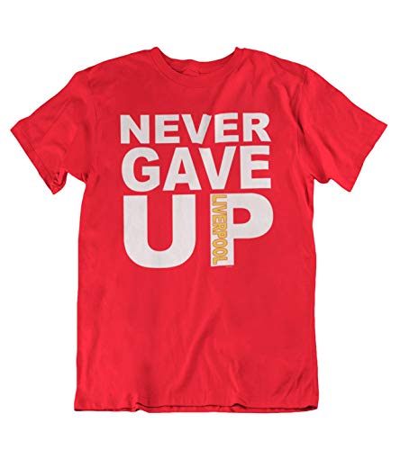 FC Liga Liverpool Football T-Shirt - Never Gave Up Madrid 19 - Choice of Mens Womens Kids