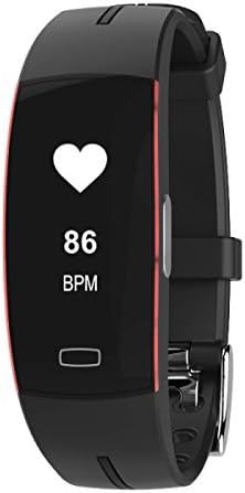 GEXING KPulsmesser Smart Bracelet PPG+ECG Photoelectric Electrode Precision Blood Pressure Heart Rate Sleep Measurement WeChat Reminder Waterproof Men,B
