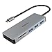 Produktbild USB-C Hub mit SD/Micro SD Kartenleser, iMXPW ALORA Typ-C MacBook HUB Adapter, 3 USB 3.0 Ports für MacBook 12”, neues Modell MacBook Pro mit Thunderbolt 3 Port, Chromebook Pixel und andere