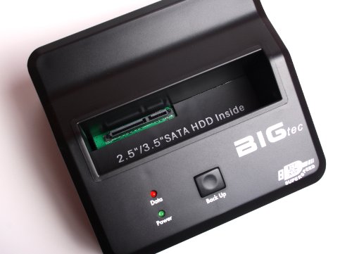 BIGtec USB 3.0 Super Speed up to 5Gbps Docking Station QuickPort für 2,5″ / 3,5″ SATA S-ATA HDD Festplatten mit Backup Funktion letsBFI - 4