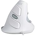DeLUX Wired Ergonomic Mouse, Slient Click Vertical Mouse, Removable ...