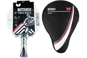 ‎BUTTERFLY Butterfly® Timo Boll Vision 3000 Tischtennisschläger | Tischtennis Racket Bat TT Profi Wettkampfschläger für technisch fortgeschrittene Spieler | ITTF zertifizierter Wakaba Belag | Griffform konkav