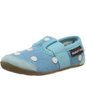 Haflinger Unisex-Kinder Punktino Hohe Hausschuhe