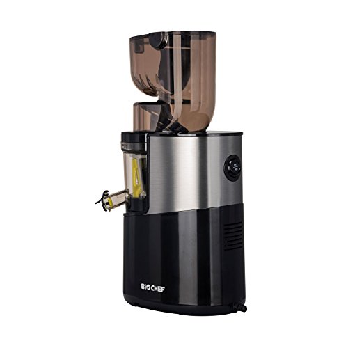 BioChef Altas Whole Slow Juicer Pro – 2.Generation / 400W Motor / XXL Einfüllhals / Lebenslange Garantie auf den Motor + kommerzielle Garantie für 1 Jahr (Schwarz) - 4