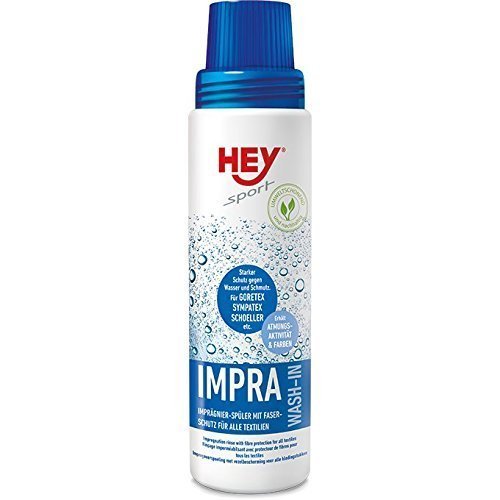 Hola Impra parreira en deporte - proporciona protección efectiva para Textiles, adecuado para uso en lavarropas Goretex - - 250 ml