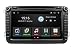 Produktbild 8" Android 2DIN Multimedia-Navigations-SpezialradioAutoradio für Volkswagen VW / SKODA / SEAT + Moniceiver / Naviceiver mit GPS Navigation + NAVI Software inkl. Europa Karten (49 Länder) + Bluetooth Freisprechfunktion + 20 cm / 8 Zoll Touchscreen Display + Micro-SD-Kartenslot + USB Anschluss mit Verlängerungskabel + CAN-BUS + Dual Zone Betrieb + Anschlüsse für Rückfahrkamera, + Doppel DIN / 2 DIN Standard Einbaugröße inkl. GPS Antenne