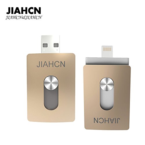 Preisvergleich Produktbild JIAHCN [Apple Speicher Stick] 3 in 1 USB Flash Drive Laufwerk Memory Stick Speichergerät Festplatte 16GB 32GB 64GB für Apple iPhone SE / 5 / 5s / 5c / 6 / 6 Plus / 6s / 6s Plus / iPod touch 5 / iPod nano 7 / iPad Mini 1 / 2 / 3 / iPad 4 / Pro / Air 1 / 2 / Computer Mac Laptop PC (64GB)