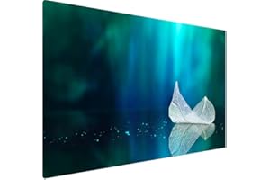 CONCEPT CRYSTAL Modern Magnetic Metal Board – Stylish & Decorative Dry-Erase Whiteboard & Magnet Memo Board for Homes, Offices, & Kitchens – Sleek Wall Art Design (Size 60cm x 40cm)