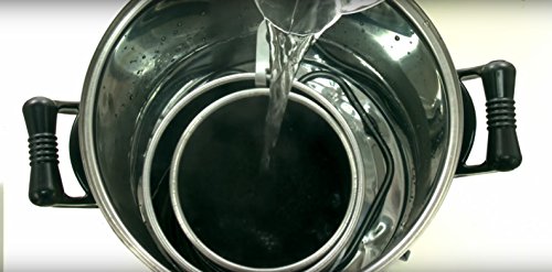 IMZA Wasserkocher Teebereiter Teemaschine (8 Liter, ca. 80 Gläser, geeignet für gewerbliche Verwendung) / 1700 Watt/ aus rostfreiem Cr-Ni-Edelstahl/ inkl. Sieb/ Maße: 47x32x31 cm - 6