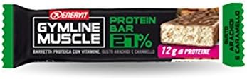 Enervit Gymline Muscle Protein Bar 27% Caramel Peanuts And Finger Gluten 45g