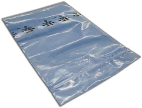 Polyair VBZ00003 VCI Zipper Bag, Resealable 8" x 10" x .004" VCI2000 bags For Multi-Metal Corrosion Protection (Pack of 1000)