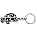 Price comparison product image Fiat 500 Keyring, Made of Metal, Black