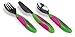 Munchkin Munchkin 011568 Cutlery Set with Mighty Grip Pink