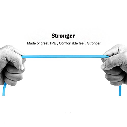 2 in 1 USB kabel für Blitz Micro Flach Kabel Lade Daten Sync Ladegerät Kabel für iPhone 7 6S plus SAMSUNG HUAWEI Telefonkabel (Blau) - 8