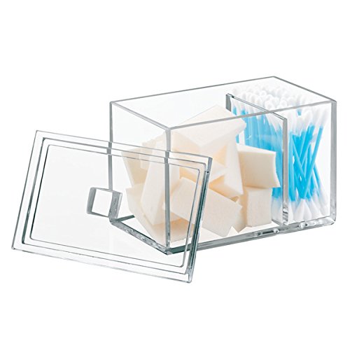 mDesign-Bote--coton-avec-couvercle--Bote-coton-tige--Distributeur-de-coton-transparent--Accessoires-salle-de-bain-aussi-pour-les-produits-cosmtiques-ou-sels-de-bain