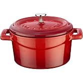 Lava Metal D&ouml;k&uuml;m Mini Tencere, 10 cm, 0.35 L Hacim, Kırmızı