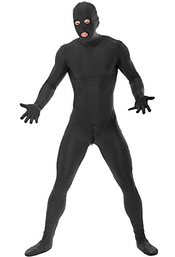 Preisvergleich Produktbild Queenshiny Ganzkörperanzug Anzug Bodysuit Kostüm schwarz (L)