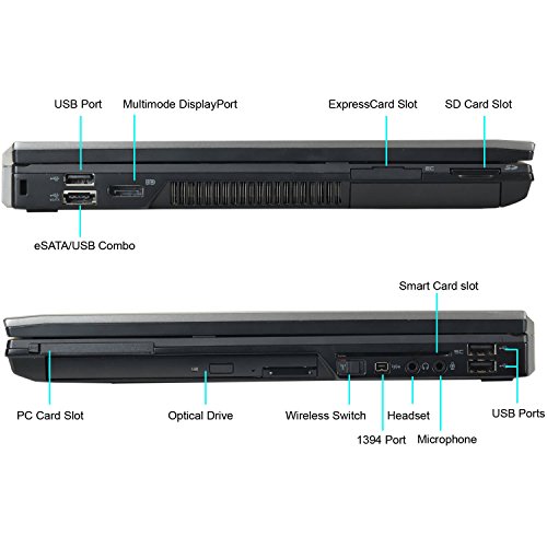 Dell Latitude E6510 15 6  Intel Core i5 2 4GHZ 4GB RAM 250GB HDDD DVD WINDOWS 10 HOME 64BIT  Certified Refurbished 