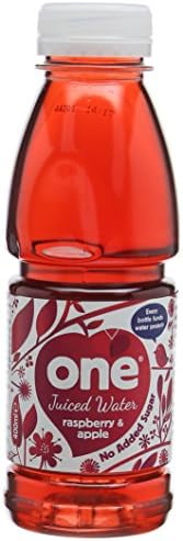 One Raspberry and Apple Juiced Water, 400ml, Pack of 12