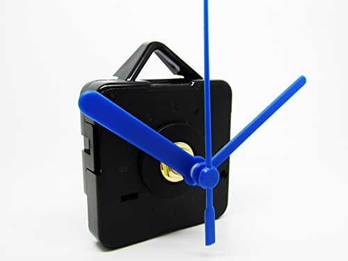 New Inlett Quarz Uhrwerk Motor & Kunststoff Hände ? Supersize Spindel ? Beschläge - 55mm Blue