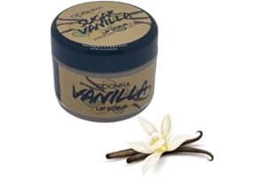 Mercury Snc Scrub Labbra alla VANIGLIA 20g - Lip Scrub alla Frutta - Scrub Labbra esfoliante Delicato