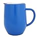 Produktbild Grapes Garden Weingläser, Isolierter Thermobecher Edelstahl Kaffeebecher Trinkbecher aus Metall 266ml Ideal für Rotwein Cocktail Liköre Softdrinks Spülmaschinenfest Blau