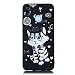 Produktbild Everainy Huawei P Smart+/Nova 3i Hülle Silikon Bumper Gummi Kreativ Cover Hüllen Kompatibel für Huawei Nova 3i Handyhülle Stoßfest TPU Stoßstange Schwarz Schutzhülle (Katze)