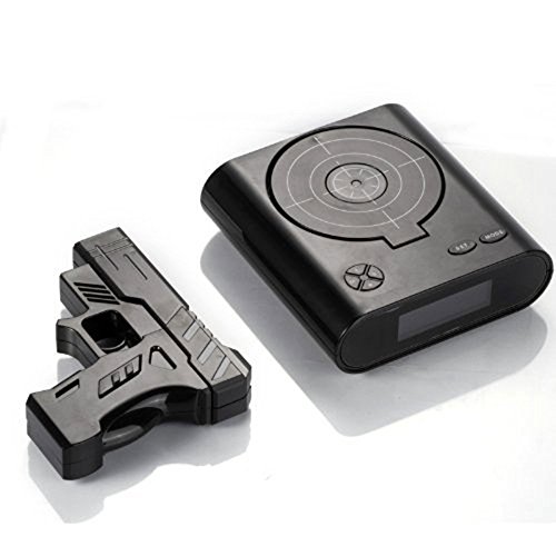 Digital Wecker Gaming Clock, Stoga Gun Clock Gun Wecker Digital Wecker Lustige Wecker Neueste Wecker – Schwarz - 5