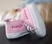 PERSONALISED BABY SHOE / TRAINER WITH NAME GEORGIE