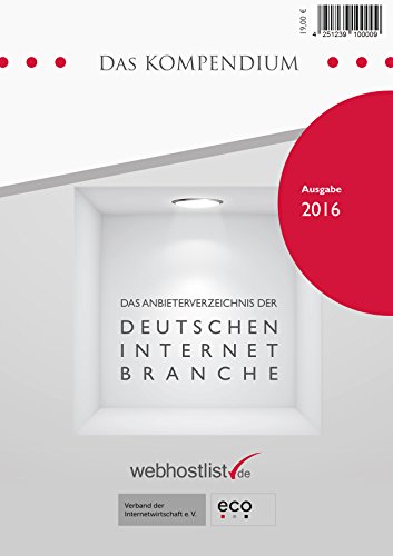Preisvergleich Produktbild Das Kompendium 2016 - Das Anbieterverzeichnis der deutschen Internet-Branche