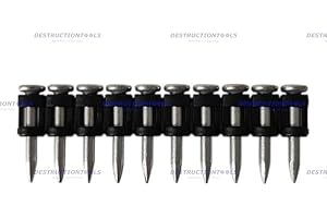 DESTRUCTIONTOOLS INDUSTRIAL CUTTING TOOLS 1000x Clous en bande 22mm - pour Spit Pulsa 700, 27, 40, 65 & 800 - C6/22