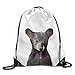 Produktbild DHNKW Litter Bear Drawstring Backpack Rucksack Shoulder Bags Training Gym Sack for Man and Women