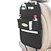 Produktbild XYXtech Auto-Rückenlehnenschutz Auto Organizer Auto Multifunktionale Stuhl Zurück Aufbewahrungstasche für Kinder Kick Matte und Sitz Cover für iPhone, ipad, DVD, Spielzeug, Getränke (Schwarz)