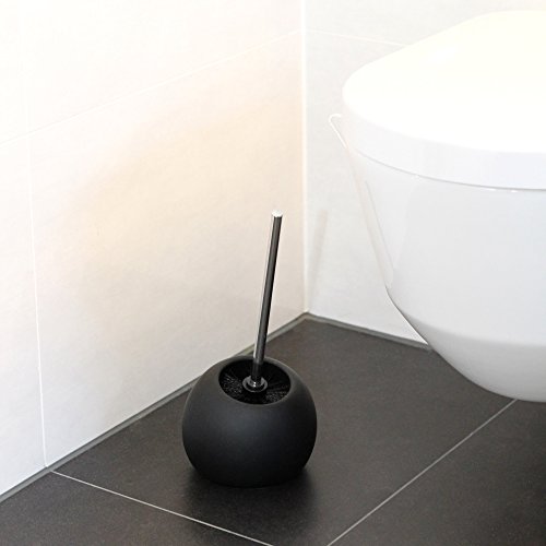 Premium WC- Bürste in edlem Design – hochwertig verarbeitete Toilettenbürste aus Dolomite Keramik – rostfreier Edelstahl Stiel – diese Klobürste ist die perfekte Abrundung Ihres Bades - 6