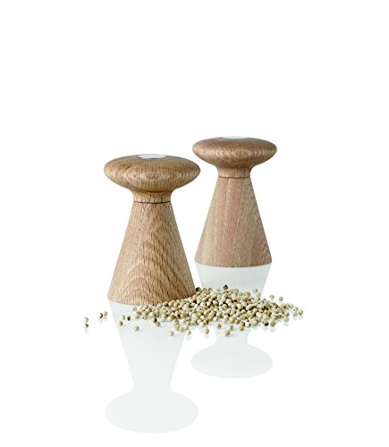 Stelton x-171-2 Forest Pfeffermühle, Eichenholz, Edelstahl,, braun, 8.5 x 8.5 x 12 cm - 2