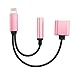 Produktbild PhoneStar Lightning zu AUX Lightning female Adapter [AUFLADEN & MUSIK HÖREN] Kopfhöreradapter für iPhone 8, 8 Plus, X, 7, 7 Plus, 6, 6s, 6 Plus, 5s, SE