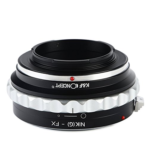K F CONCEPT Bague adaptation objectif pour monter objectif Nikon G vers bo  tier Fujifilm Fuji FX X-Pro1 X-M1 X-A1 X-E1 en m  tal